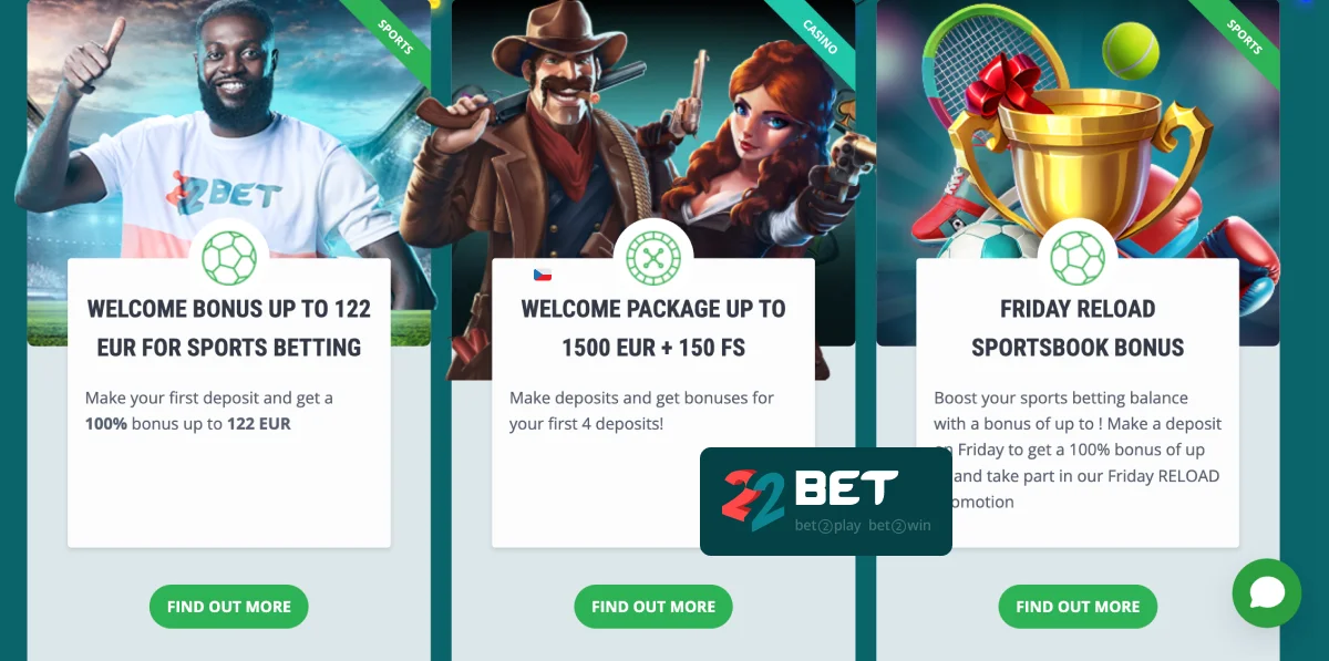 22Bet Las Mejores Bonificaciones 22Bet Las Mejores Bonificaciones