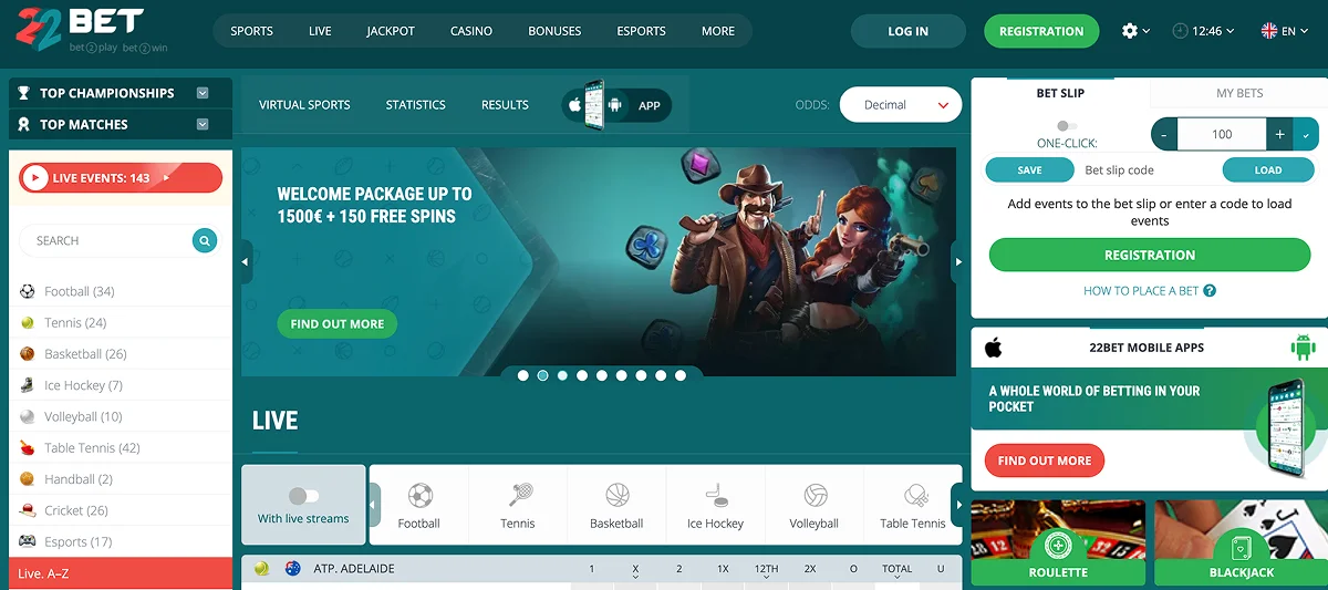 22Bet Sitio Web De Apuestas Popular 22Bet Sitio Web De Apuestas Popular